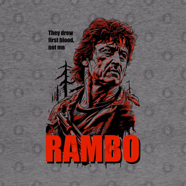 John Rambo first blood by BAJAJU